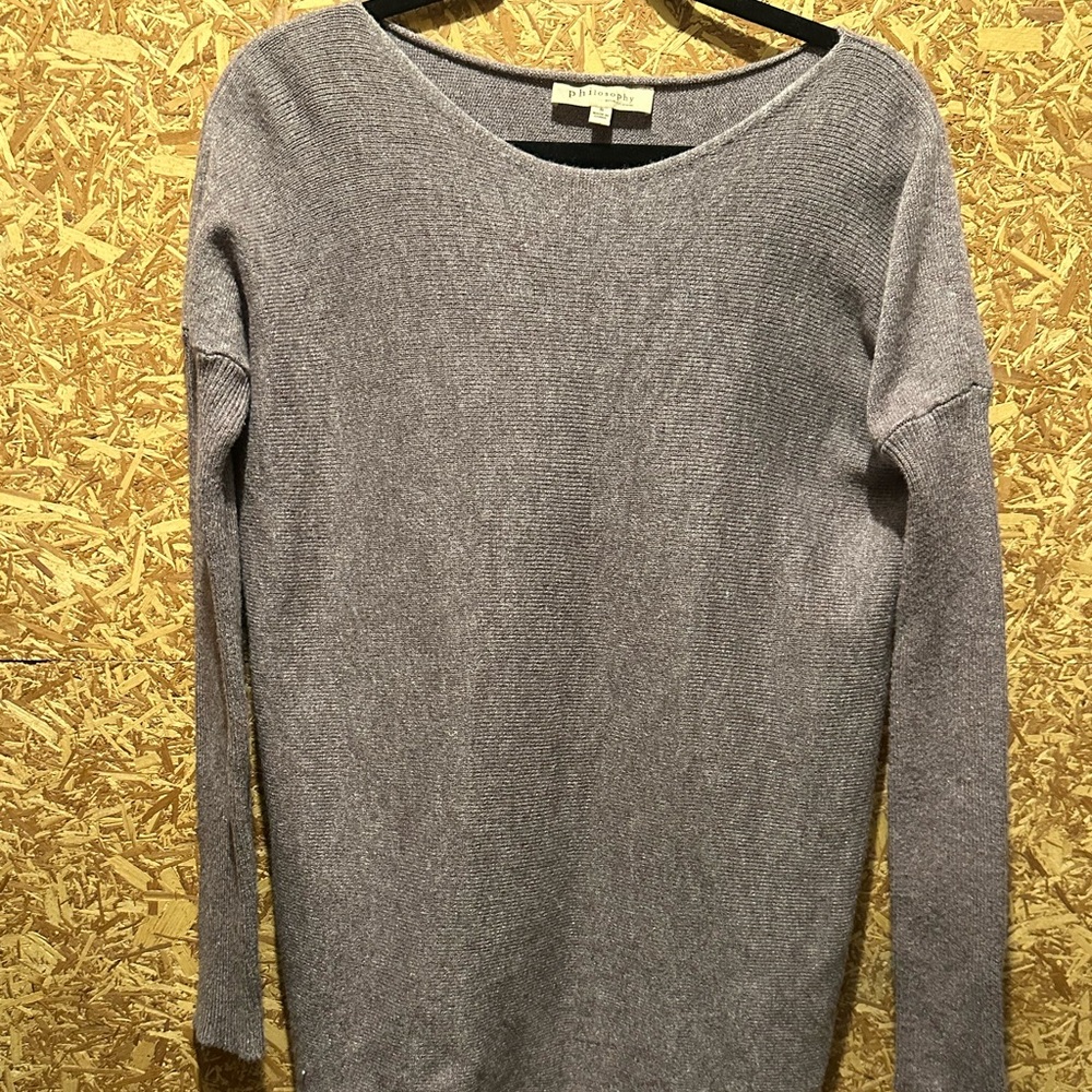 Philosophy Women’s Purple Light Weight‎ Sweater Size S